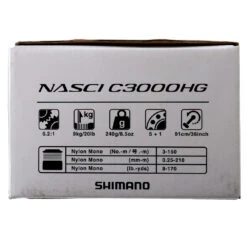 Shimano Nasci C3000HG FC Spinning Reel