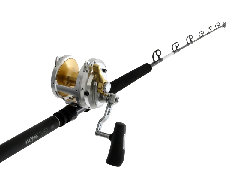 Shimano Talica 50 II And Abyss Stand Up 2-Speed Game Combo 5'6'' 50-80lb 2pc 1 Shimano Talica 50 II And Abyss Stand Up 2-Speed Game Combo 5'6'' 50-80lb 2pc